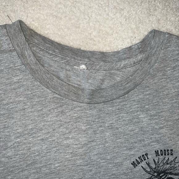 Vintage Mangy Moose Saloon Shirt Mens XL Tee IPA Beer Jackson Hole Wyoming 90s - Picture 5 of 9